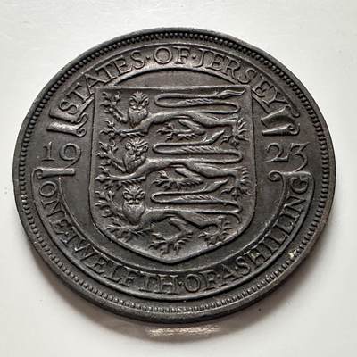 🌹外币初藏🌹🐯2025年第144场  每周二四六晚8️⃣点 接代拍 - 泽西岛1923年1/12先令