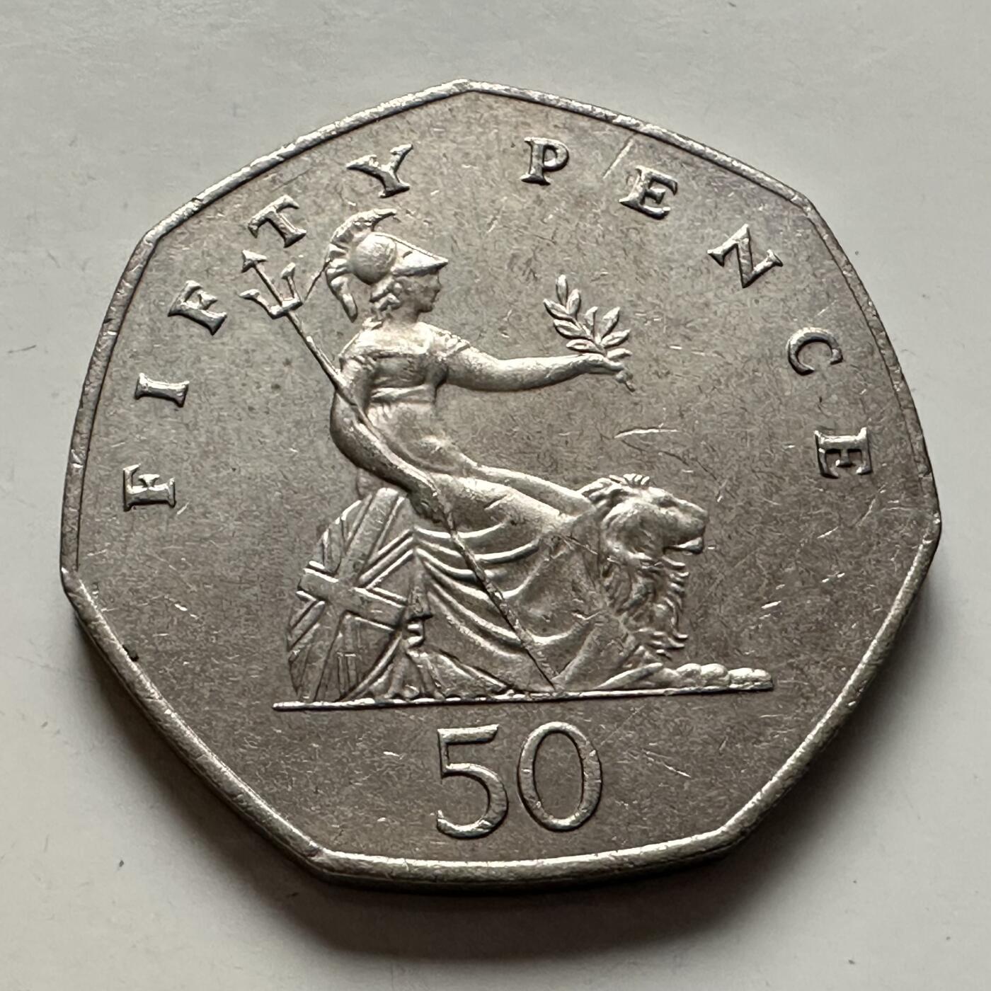 🌹外币初藏🌹🐯2025年第144场  每周二四六晚8️⃣点 接代拍 英国1982年50便士 