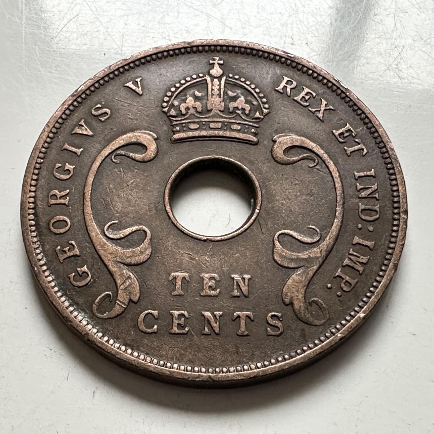 🌹外币初藏🌹🐯2025年第144场  每周二四六晚8️⃣点 接代拍 英属东非1922年十分