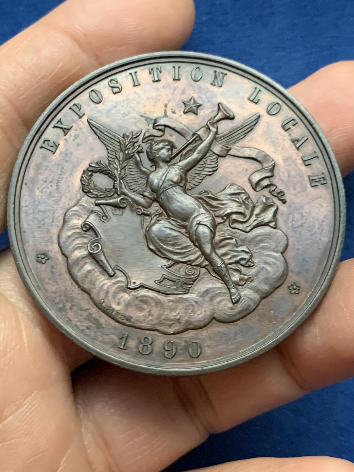 《竞宝斋》第450场 周日，周一，周二  3场连拍 （全场包邮，欢迎送拍） 三枚一组 欧洲铜章 细节见图