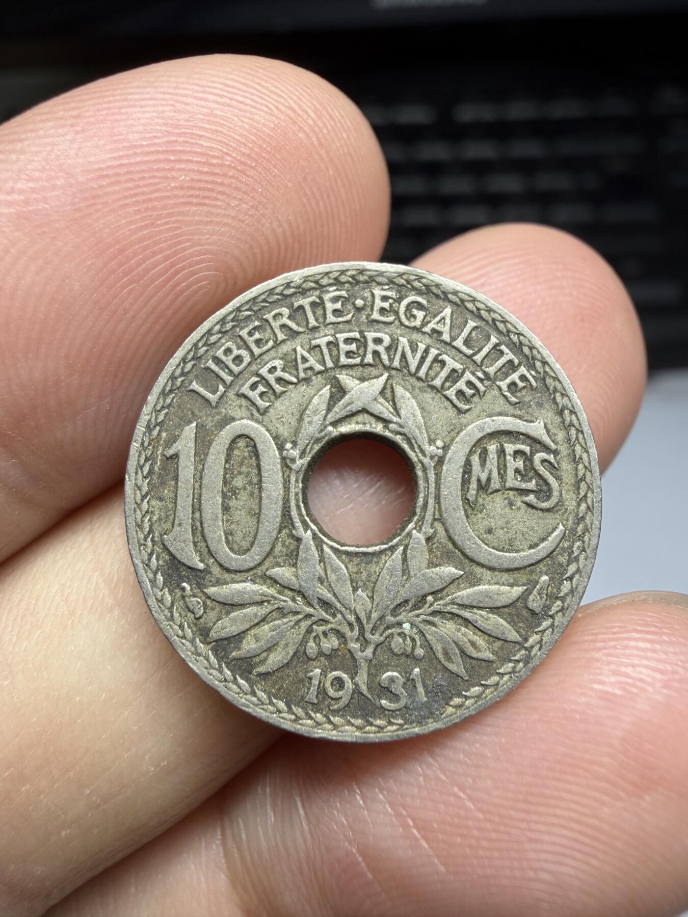 2025年集古藏今外币拍卖第十一期-第3场—（总第293拍），可以寄存60天，满160元包邮。 1931年法属印支10分