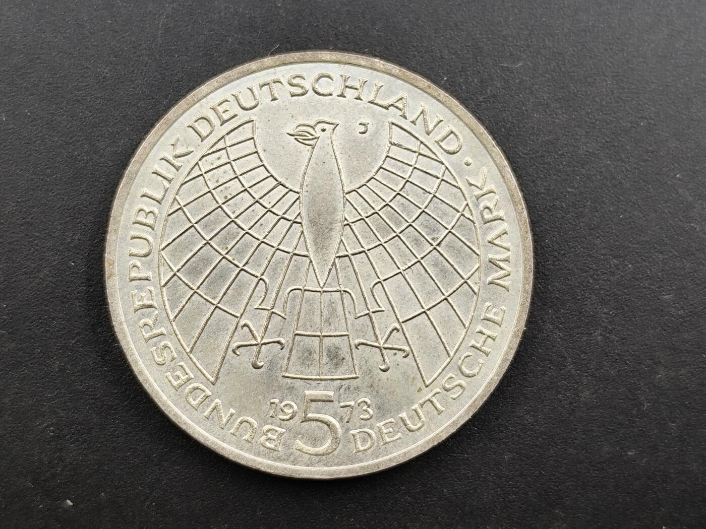 12月20日徽章钱币专场 德国哥白尼5马克纪念银币