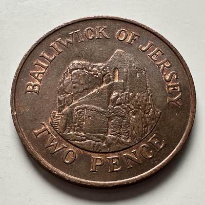 🌹外币初藏🌹🐯2025年第144场  每周二四六晚8️⃣点 接代拍 - 泽西岛1983年2便士