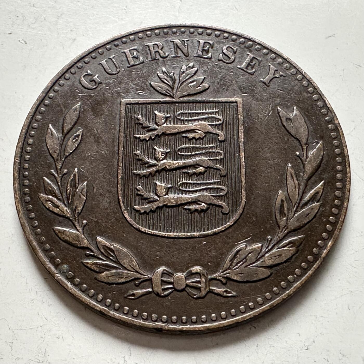 🌹外币初藏🌹🐯2025年第144场  每周二四六晚8️⃣点 接代拍 根西岛1918年8道布