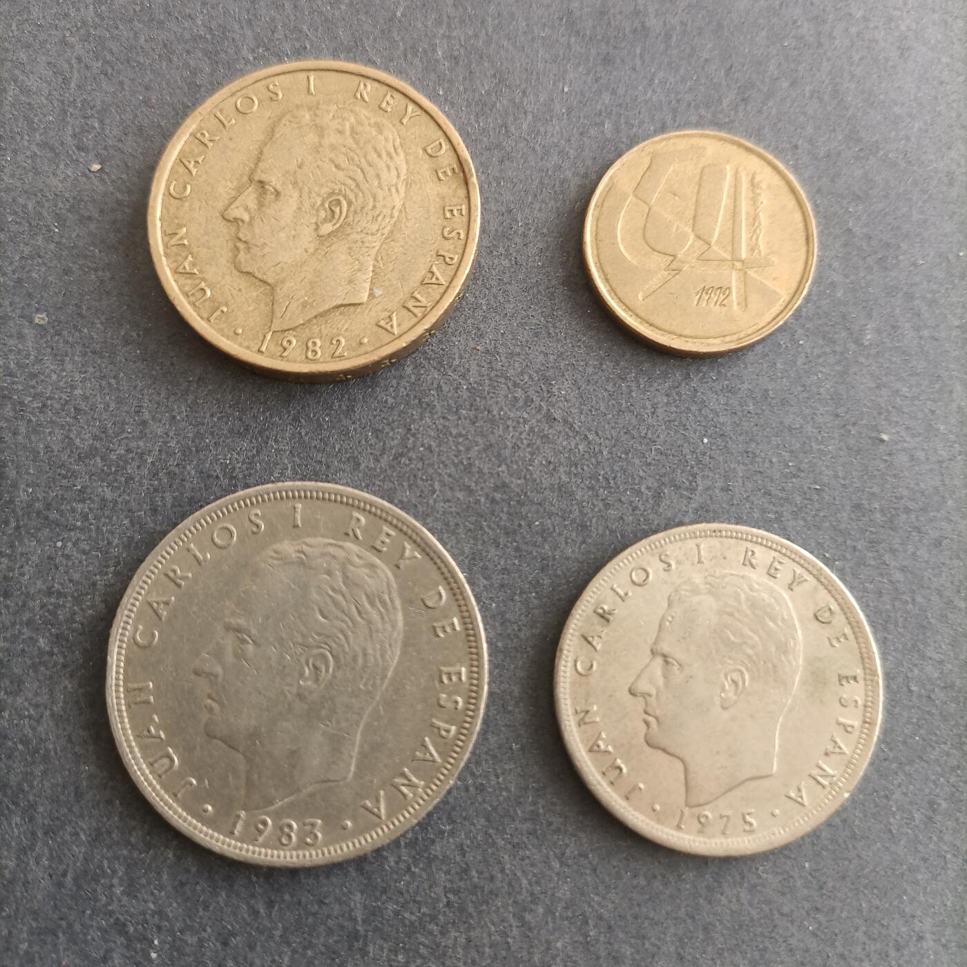 【游宝包邮场】蛇年第101期 世界各国纪念币 西班牙 4枚