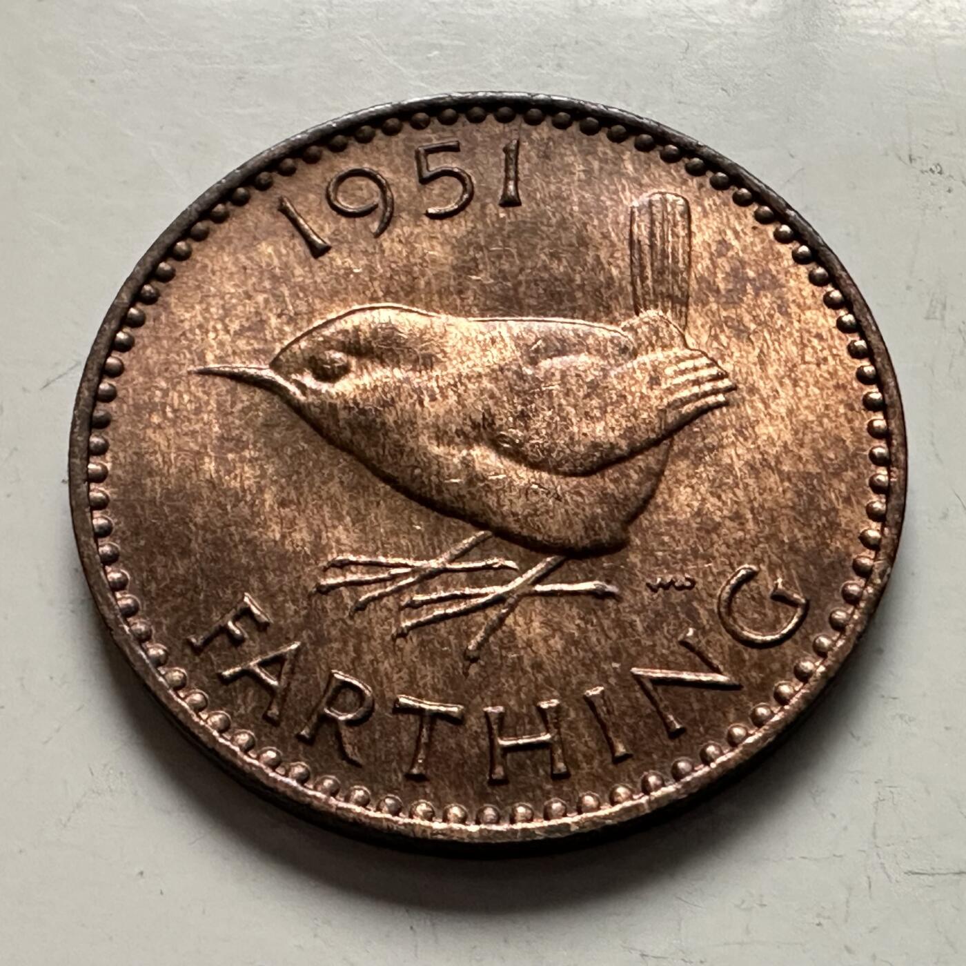 🌹外币初藏🌹🐯2025年第144场  每周二四六晚8️⃣点 接代拍 英国1951年一法新