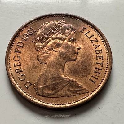 🌹外币初藏🌹🐯2025年第144场  每周二四六晚8️⃣点 接代拍 - 英国1981年2便士 