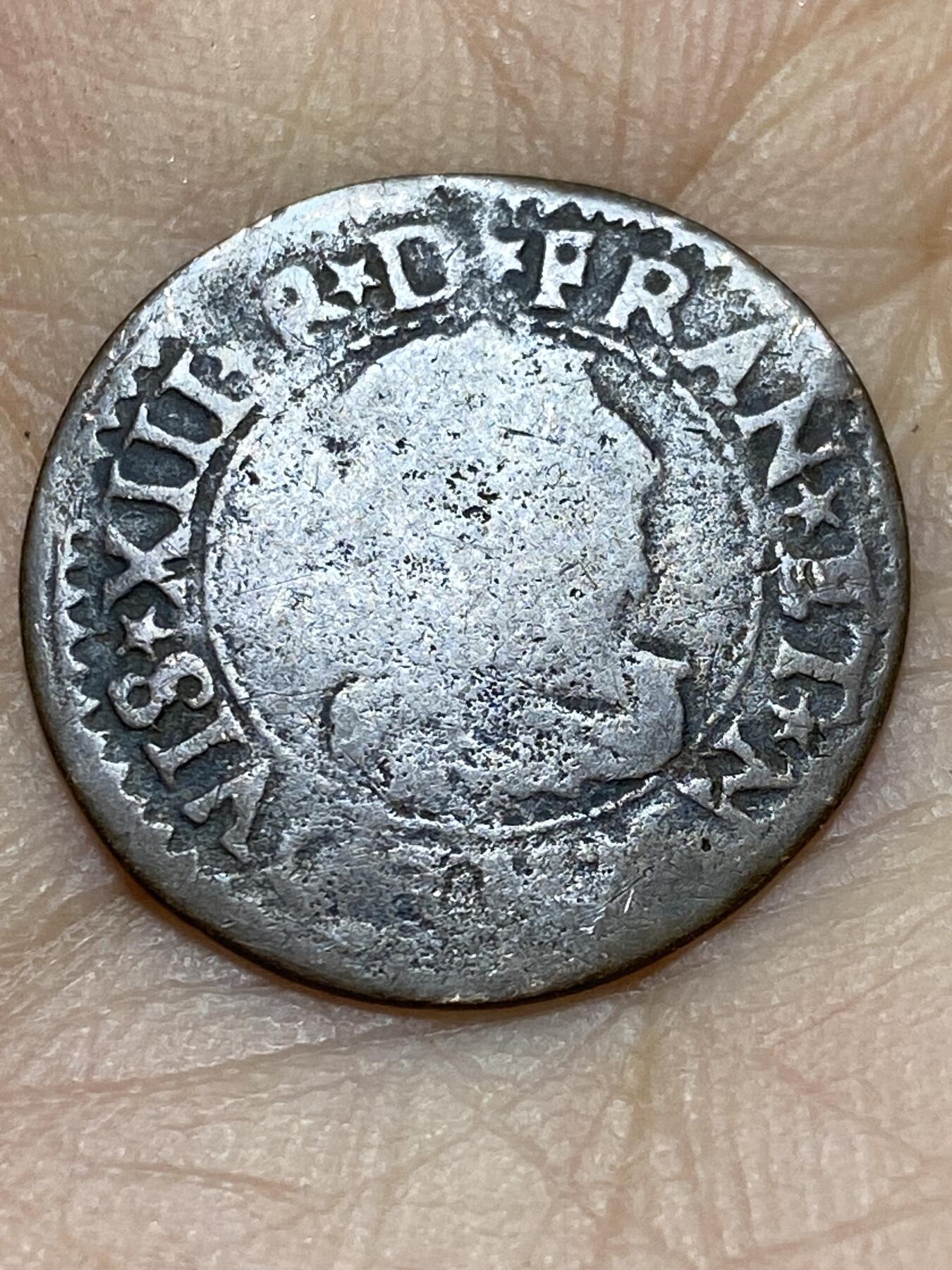 2025年第一百四十四场(总第一百七十场）品种丰富英国一线回流散币年末特拍场第一场(免佣金) 稀见古币–法国波旁王朝1616年2丹尼尔–图尔铜币(公正王–路易十三世时期)