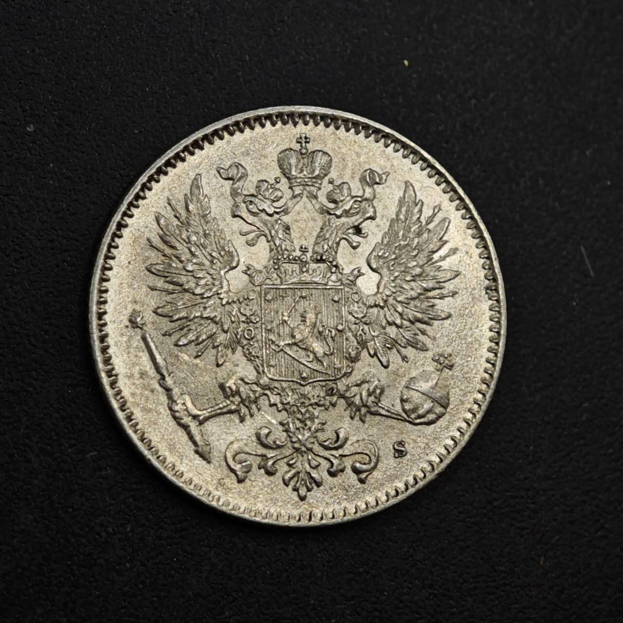 【淘币小摊】实时拍第八百三十六拍   银币套币场   满百包邮可预留二周 每周一统一发货   芬兰1916年50芬妮银币