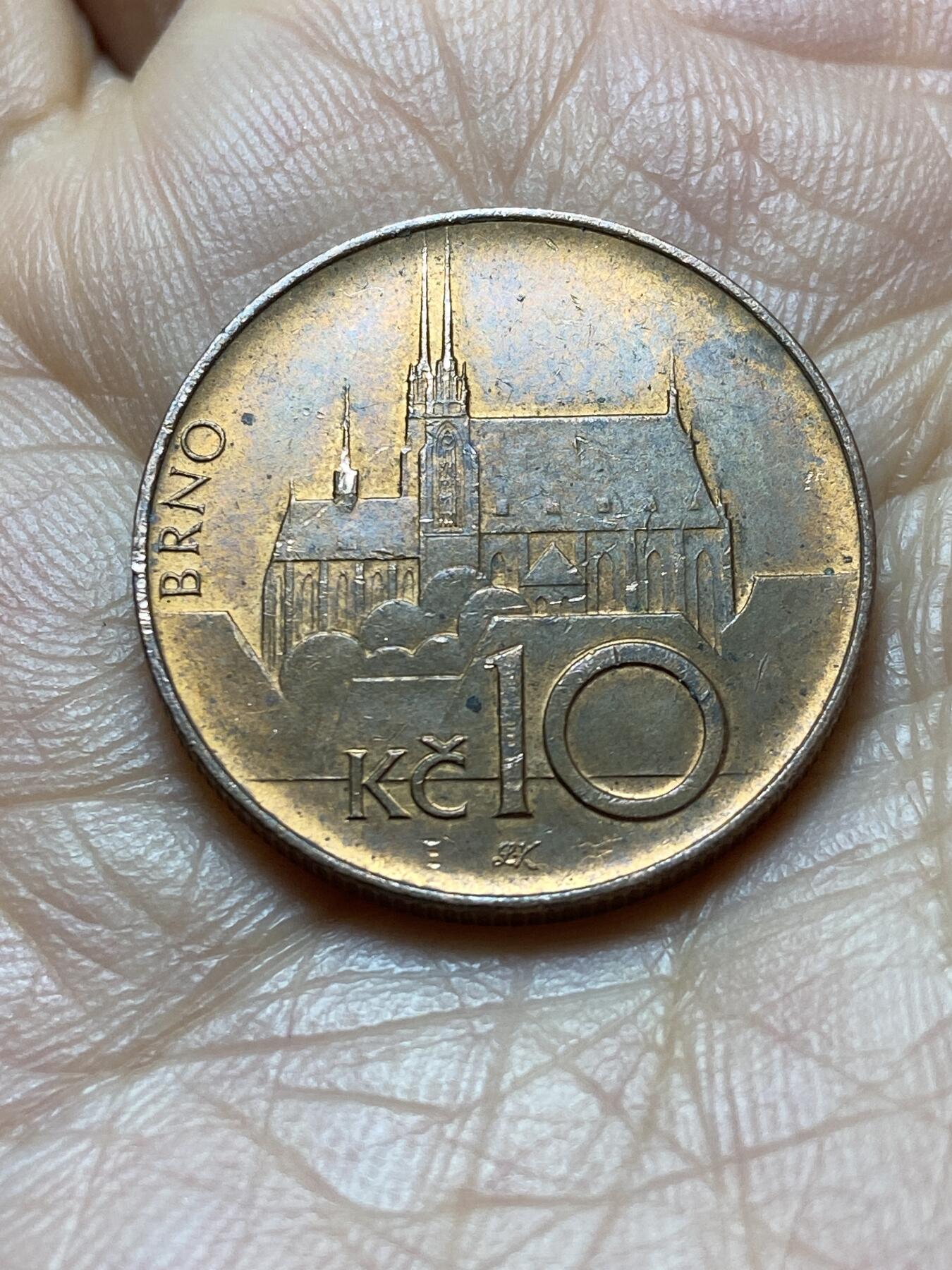 2025年第一百四十五场(总第一百七十一场）高品质英国一线回流散币年末特拍场第二场(免佣金) 捷克共和国1996年10克朗(m版亚布洛内茨纳德尼索造)