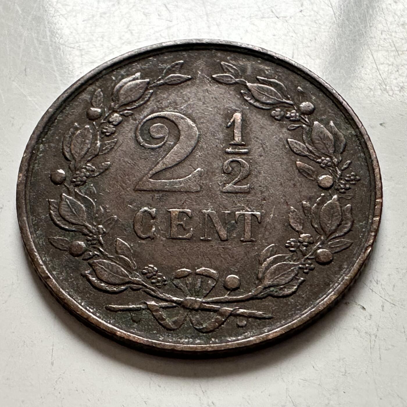 🌹外币初藏🌹🐯2025年第144场  每周二四六晚8️⃣点 接代拍 荷兰1883年2.5分