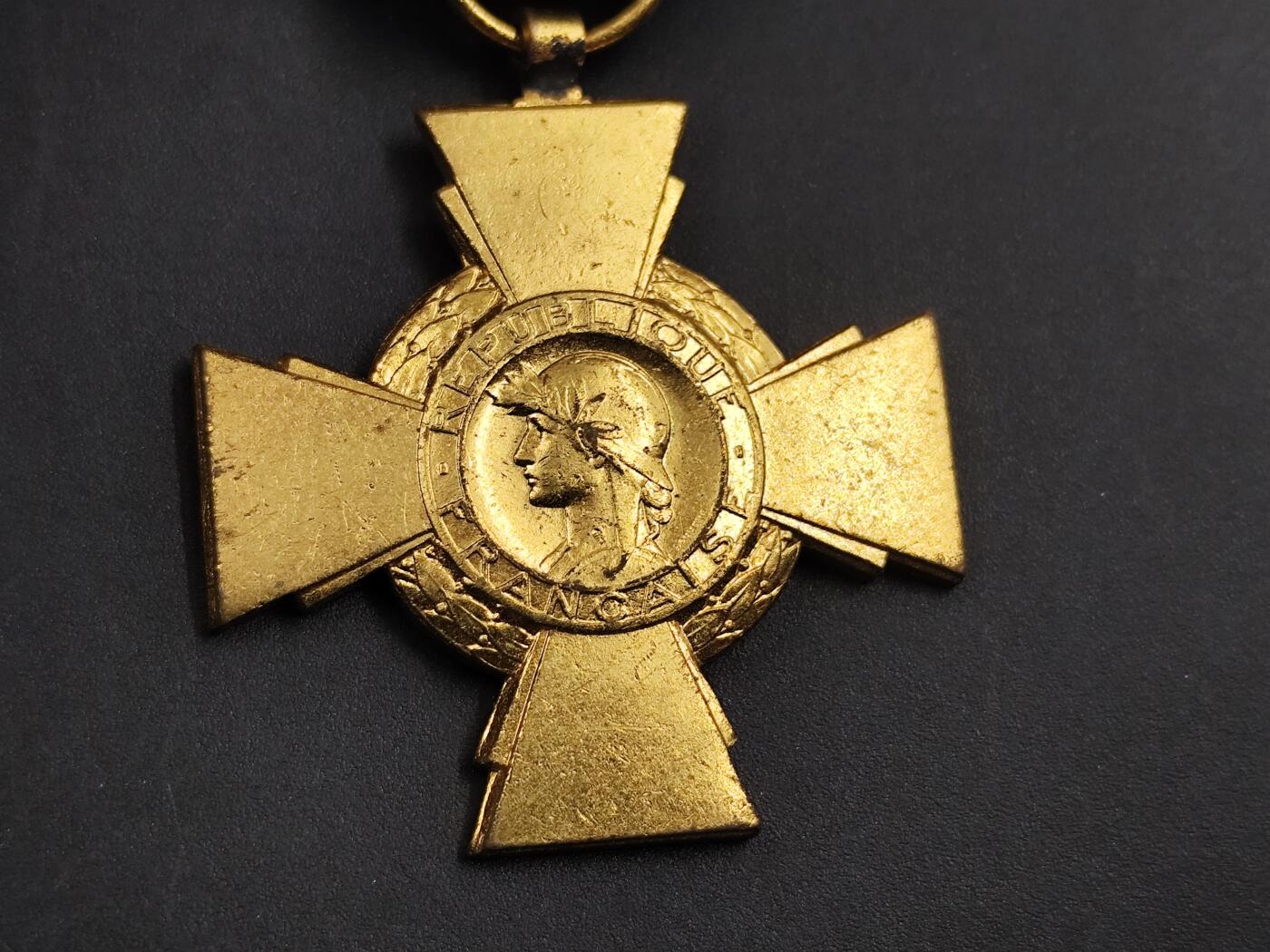 12月20日徽章钱币专场 法国战功十字奖章