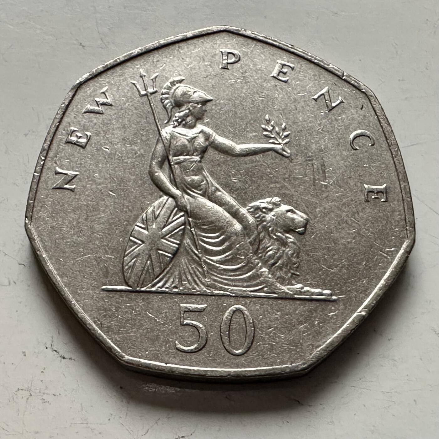 🌹外币初藏🌹🐯2025年第144场  每周二四六晚8️⃣点 接代拍 英国1980年50便士 