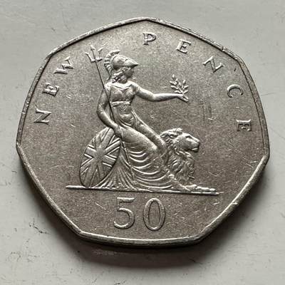 🌹外币初藏🌹🐯2025年第144场  每周二四六晚8️⃣点 接代拍 - 英国1980年50便士 