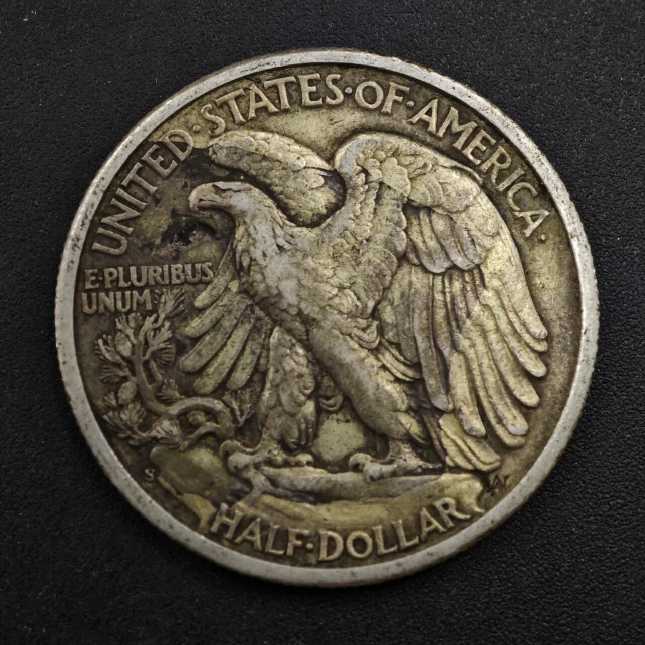 【淘币小摊】实时拍第八百三十六拍   银币套币场   满百包邮可预留二周 每周一统一发货   美国1943年行走半美元银币