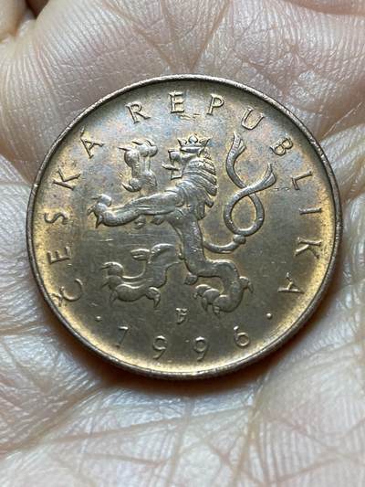 2025年第一百四十二场(总第一百六十八场）高品质英国一线回流散币年末特拍场第二场(免佣金) 捷克共和国1996年10克朗(m版亚布洛内茨纳德尼索造)