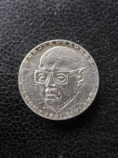 道一币馆币章第一百六十一场 - 芬兰1981年总统凯科宁80岁寿辰50马克银币 20g 500s