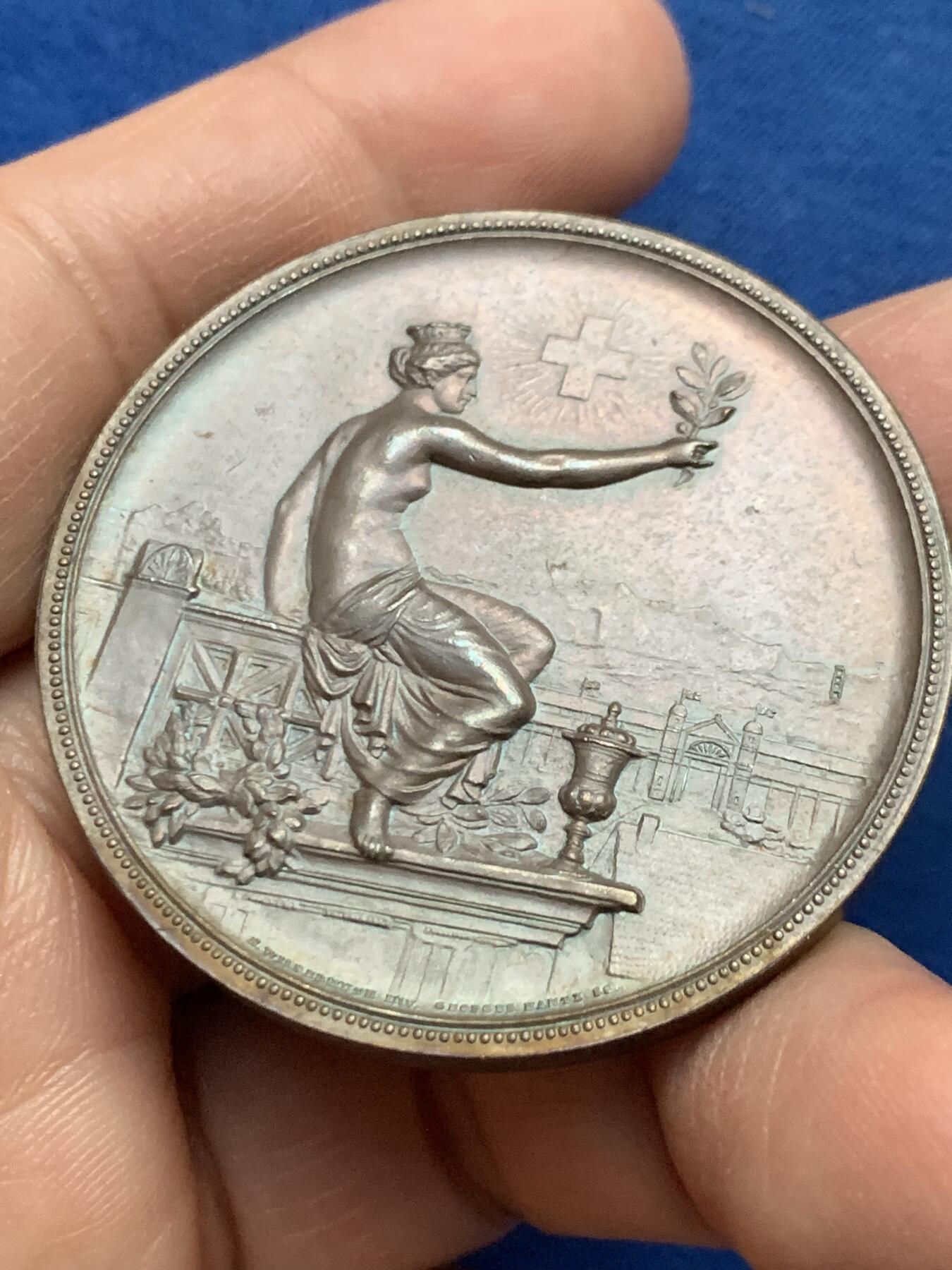 《竞宝斋》第450场 周日，周一，周二  3场连拍 （全场包邮，欢迎送拍） 三枚一组 欧洲铜章 细节见图