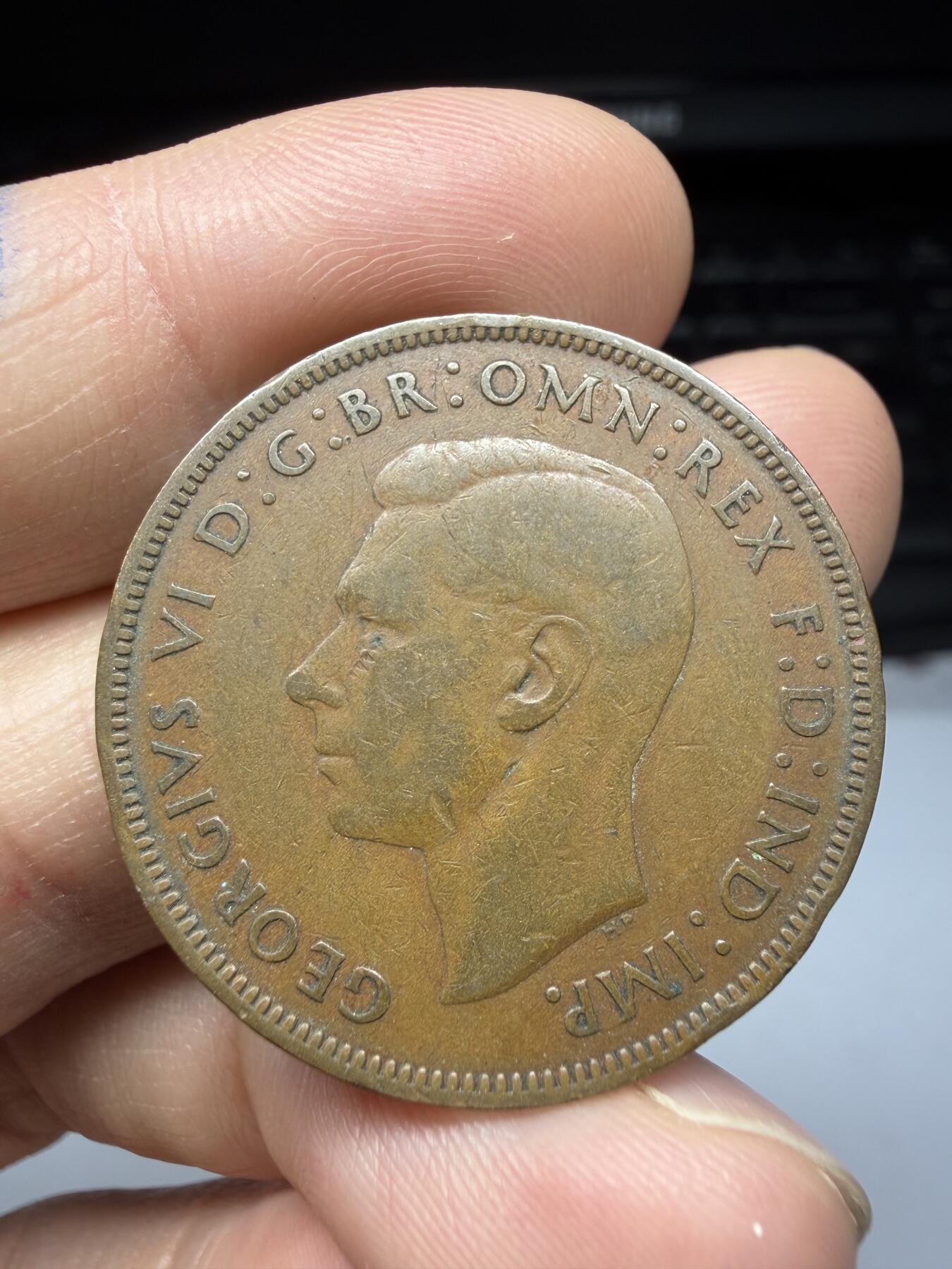 2025年集古藏今外币拍卖第十一期-第3场—（总第293拍），可以寄存60天，满160元包邮。 1940年英国1便士