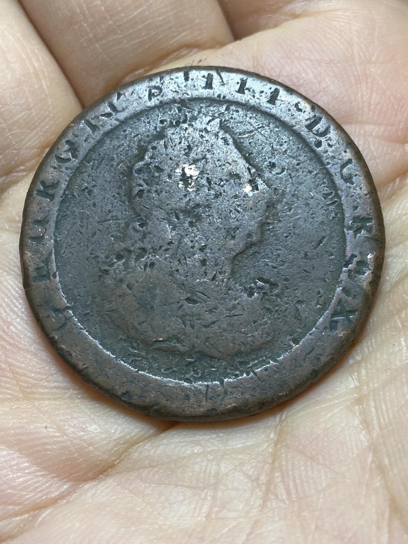 2025年第一百四十四场(总第一百七十场）品种丰富英国一线回流散币年末特拍场第一场(免佣金) 英国🇬🇧1797年车轮1便士(乔治三世时期)