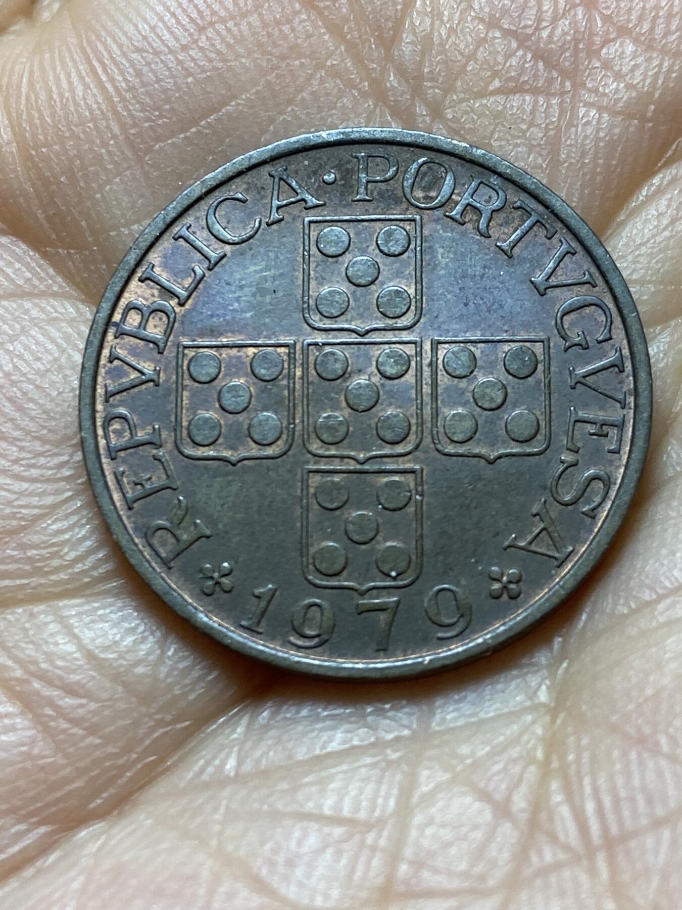 2025年第一百四十五场(总第一百七十一场）高品质英国一线回流散币年末特拍场第二场(免佣金) 葡萄牙🇵🇹1979年50分(共和国时期第五套)