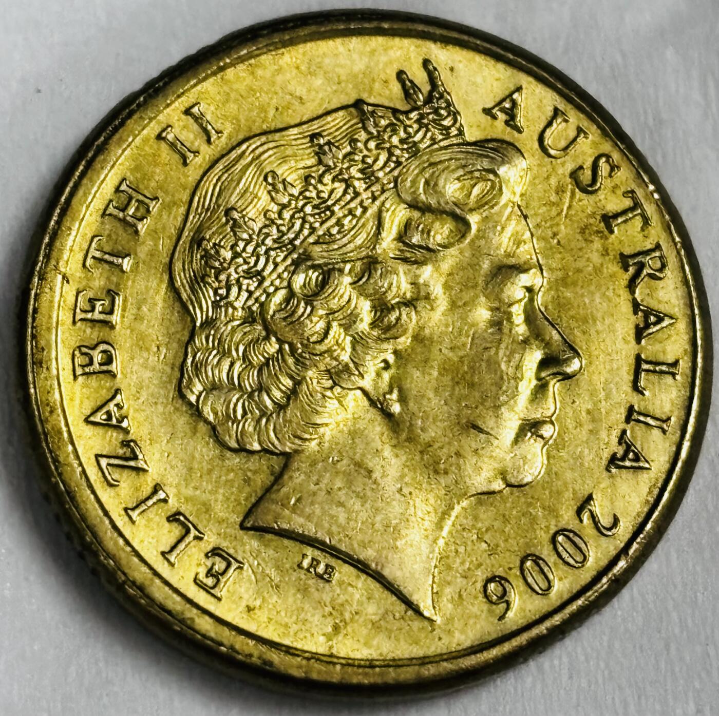 文馨钱币收藏第 286 场，圣诞节专场【 长期接收代拍品低至 0 佣金】 原铜光好品 2006 年澳大利亚土著人 2 元