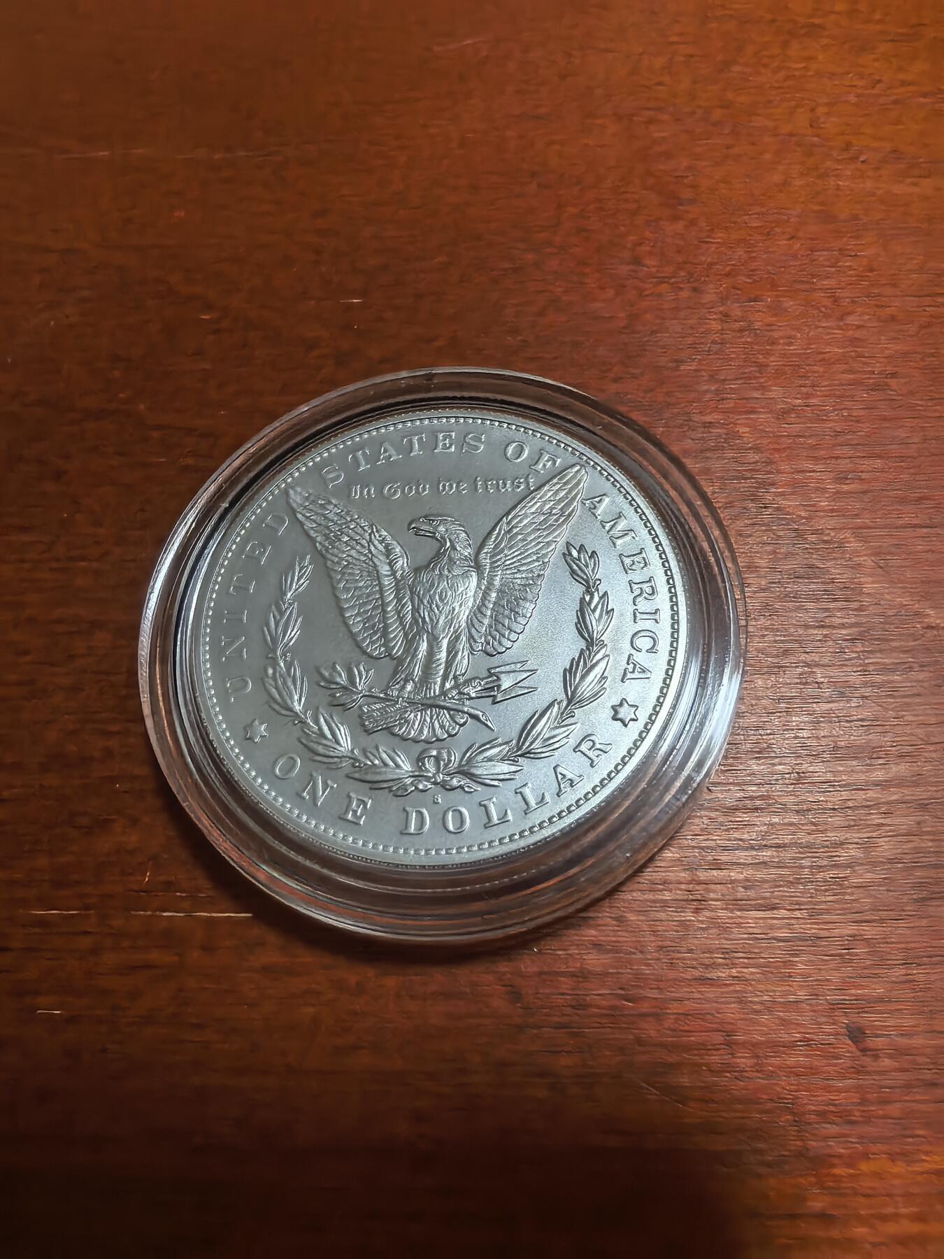 长老汇蛇年精选第八十六场拍卖 2021美国造币厂官方复刻摩根1美元银币，盒证全