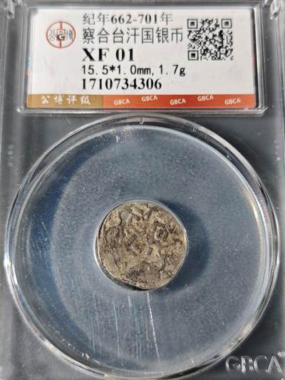 98期回流戒指饰品杂件纪念章丝路钱币专场 - 察合台汗国银币