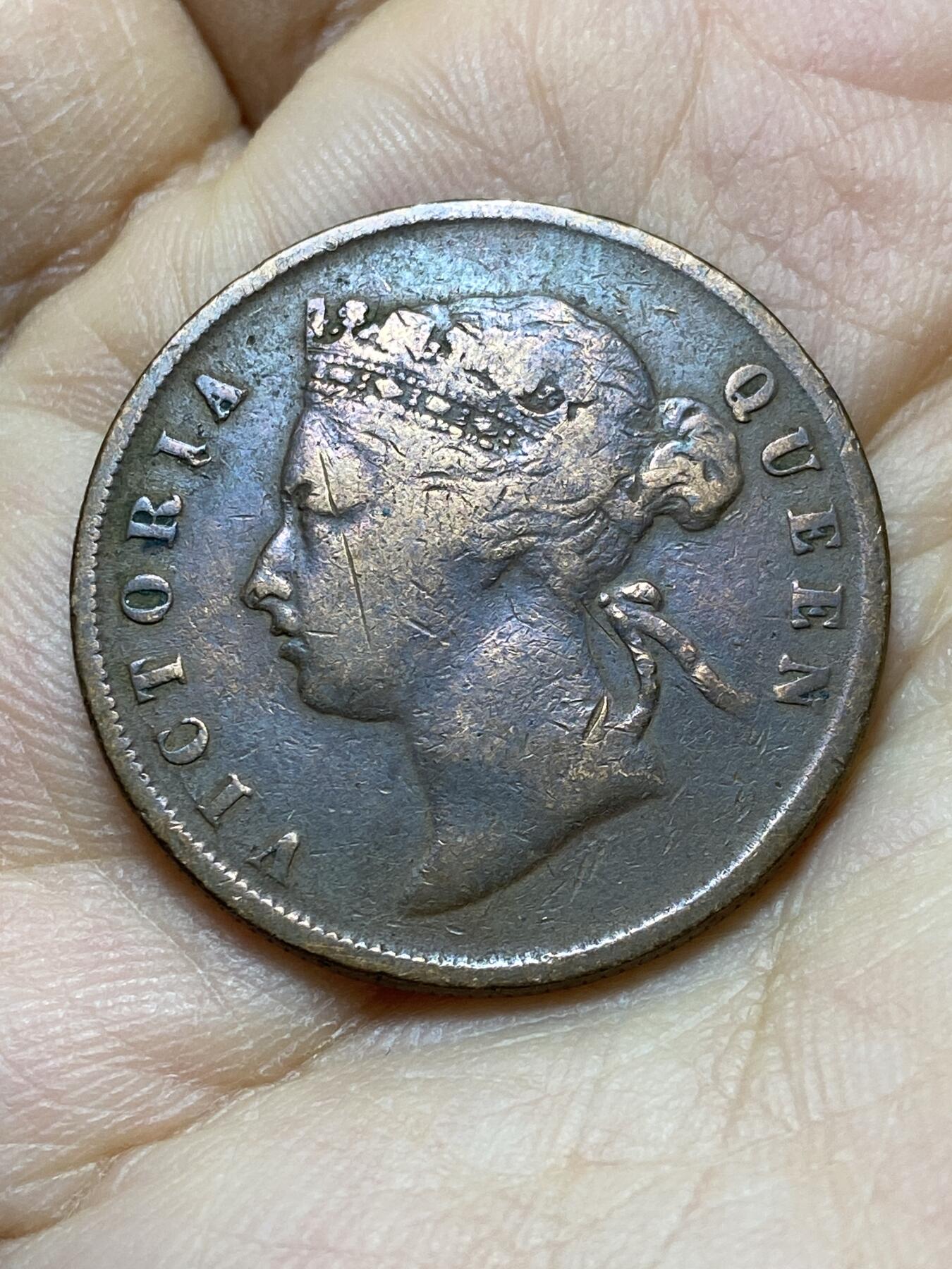 2025年第一百四十四场(总第一百七十场）品种丰富英国一线回流散币年末特拍场第一场(免佣金) 英属海峡殖民地1901年1分(维多利亚女王逝世年，第五版关门年)