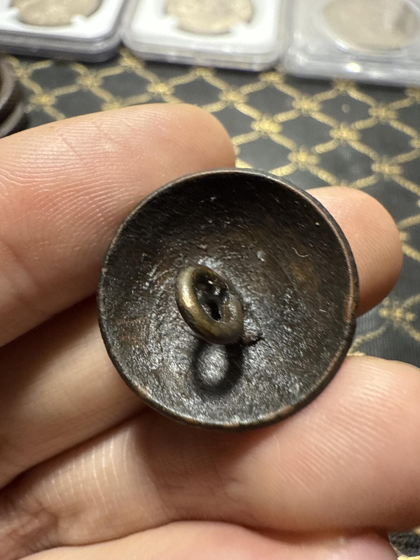 南宋泉阁俄币 外币 国币 专场第二十期 【送拍无额外佣金】 沙俄 近卫军铜扣 传世包浆 细节不错 温润好品 