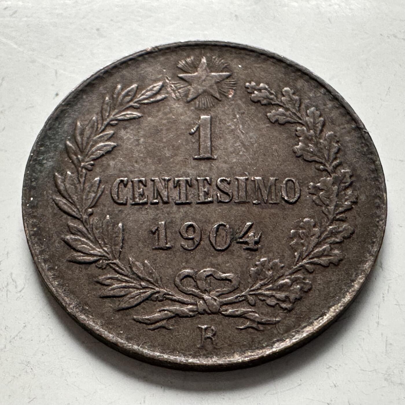 🌹外币初藏🌹🐯2025年第144场  每周二四六晚8️⃣点 接代拍 意大利1904年一分