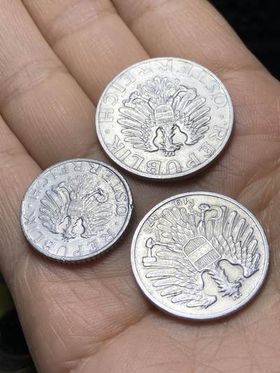 2025年第一百四十二场(总第一百六十八场）高品质英国一线回流散币年末特拍场第二场(免佣金) 奥地利🇦🇹清年份3枚：1947年50格罗申、1先令、2先令