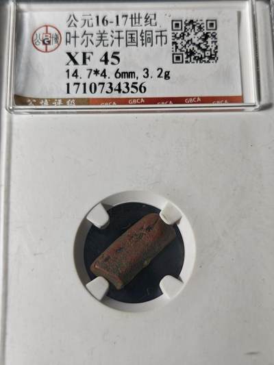 98期回流戒指饰品杂件纪念章丝路钱币专场 - 叶尔羌汗国铜币