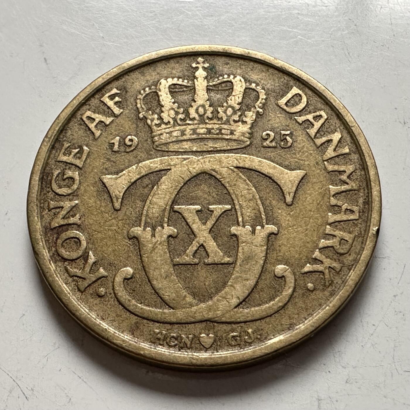 🌹外币初藏🌹🐯2025年第144场  每周二四六晚8️⃣点 接代拍 丹麦1925年一克朗