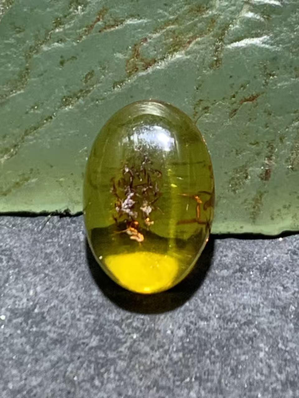 乌克兰花珀通货戒面一个