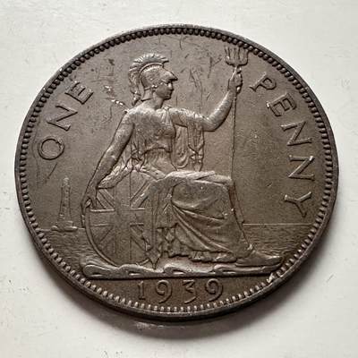 🌹外币初藏🌹🐯2025年第144场  每周二四六晚8️⃣点 接代拍 - 英国1939年一便士 b