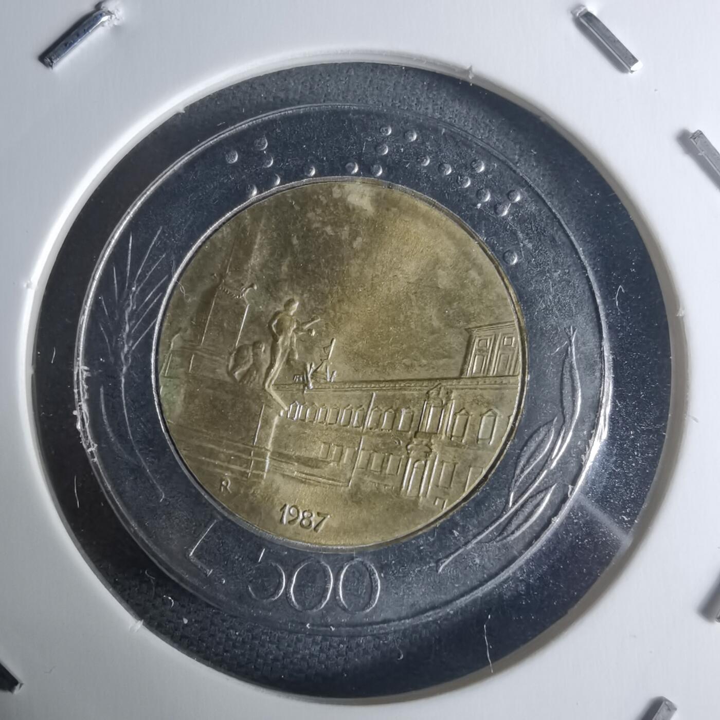 沼泽如烟--第942场 意大利1987年500里拉