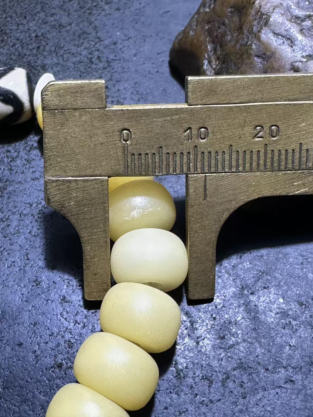 仅此一条，氧化菩提根虎牙天珠单圈手串一条