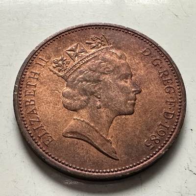 🌹外币初藏🌹🐯2025年第144场  每周二四六晚8️⃣点 接代拍 - 英国1985年2便士 