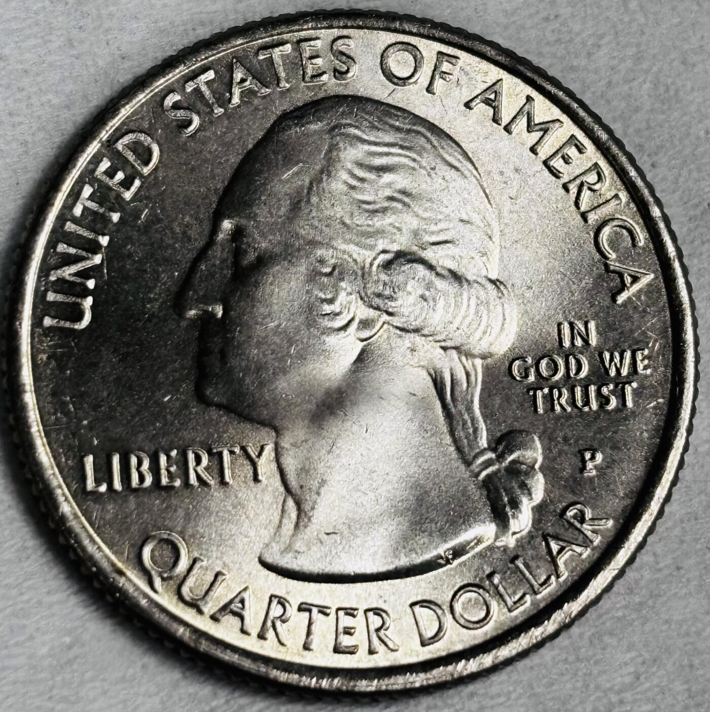 文馨钱币收藏第 286 场，圣诞节专场【 长期接收代拍品低至 0 佣金】 原光美国2013年25美分第19枚马里兰州麦克亨利堡公园币 P 版