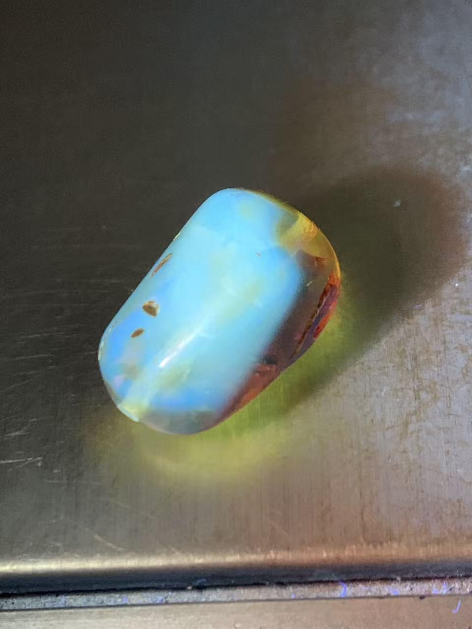 乌克兰花珀通货戒面一个