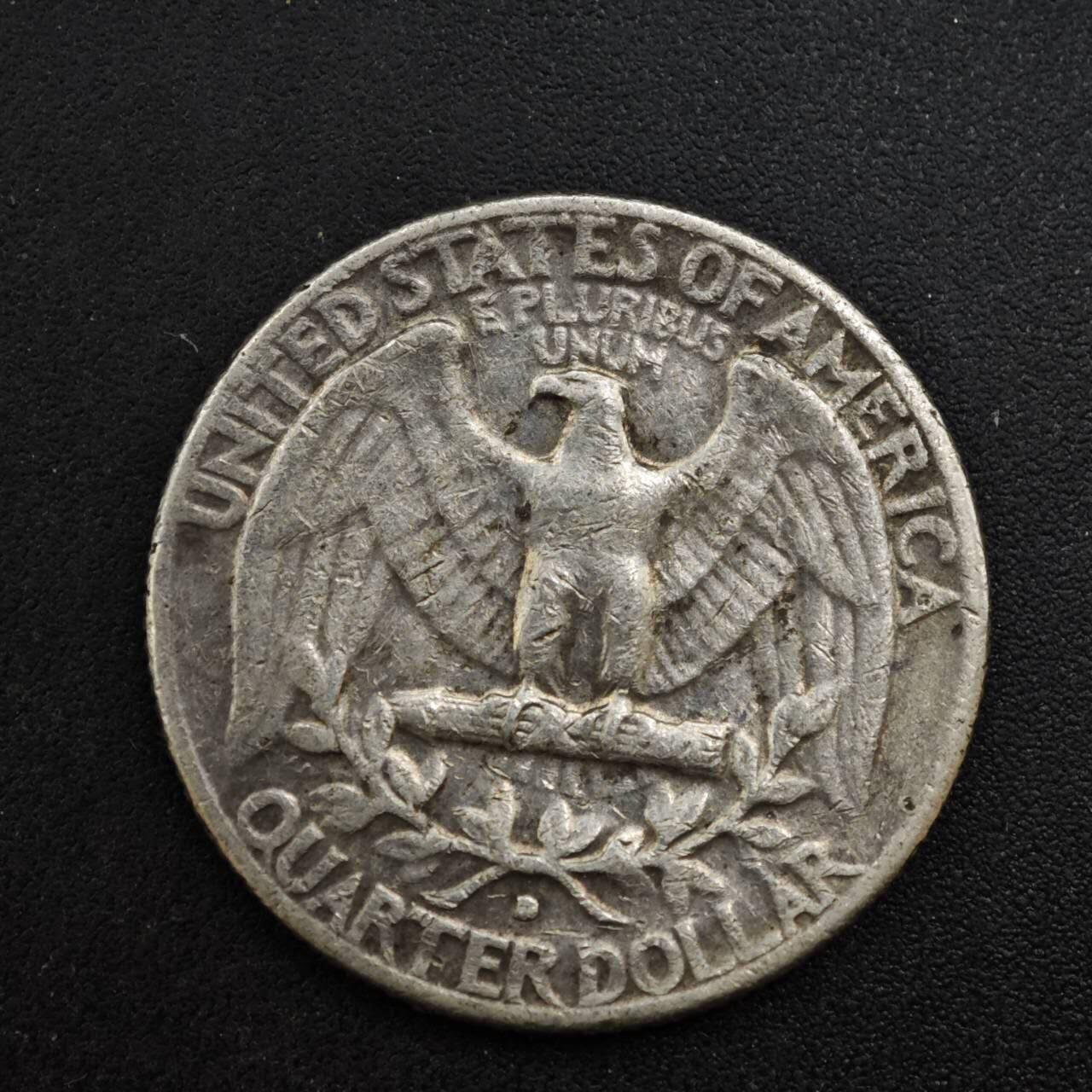 【淘币小摊】实时拍第八百三十六拍   银币套币场   满百包邮可预留二周 每周一统一发货   美国1964年25分银币