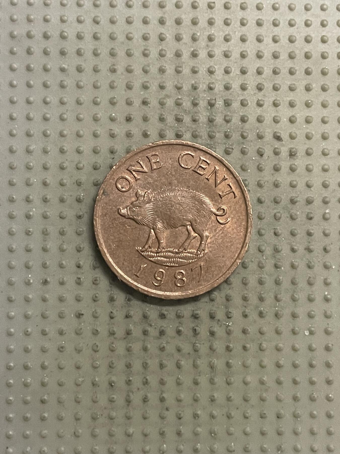 2025年第146场各国散币拍卖（总第146场） 百慕大1987年1分