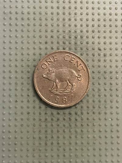 2025年第146场各国散币拍卖（总第146场） - 百慕大1987年1分