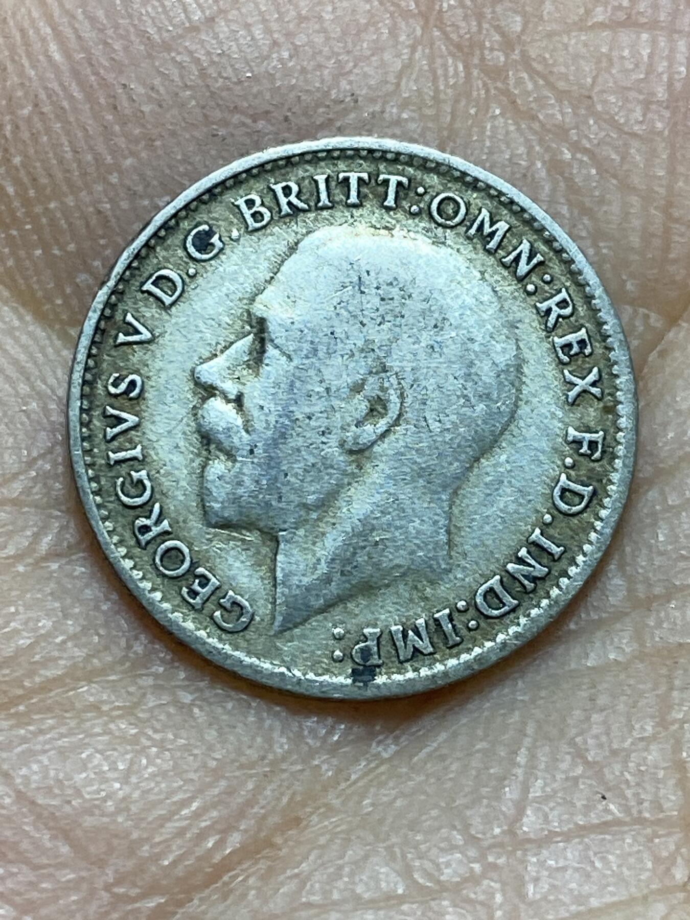 2025年第一百四十五场(总第一百七十一场）高品质英国一线回流散币年末特拍场第二场(免佣金) 英国🇬🇧1920年3便士银币(乔治五世第二版首发年，500银)