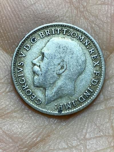 2025年第一百四十二场(总第一百六十八场）高品质英国一线回流散币年末特拍场第二场(免佣金) 英国🇬🇧1920年3便士银币(乔治五世第二版首发年，500银)