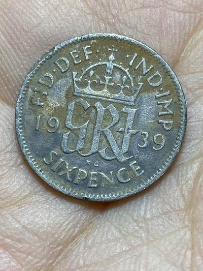 2025年第一百四十五场(总第一百七十一场）高品质英国一线回流散币年末特拍场第二场(免佣金) - 英国🇬🇧1939年6便士银币(乔治六世第一版，500银)