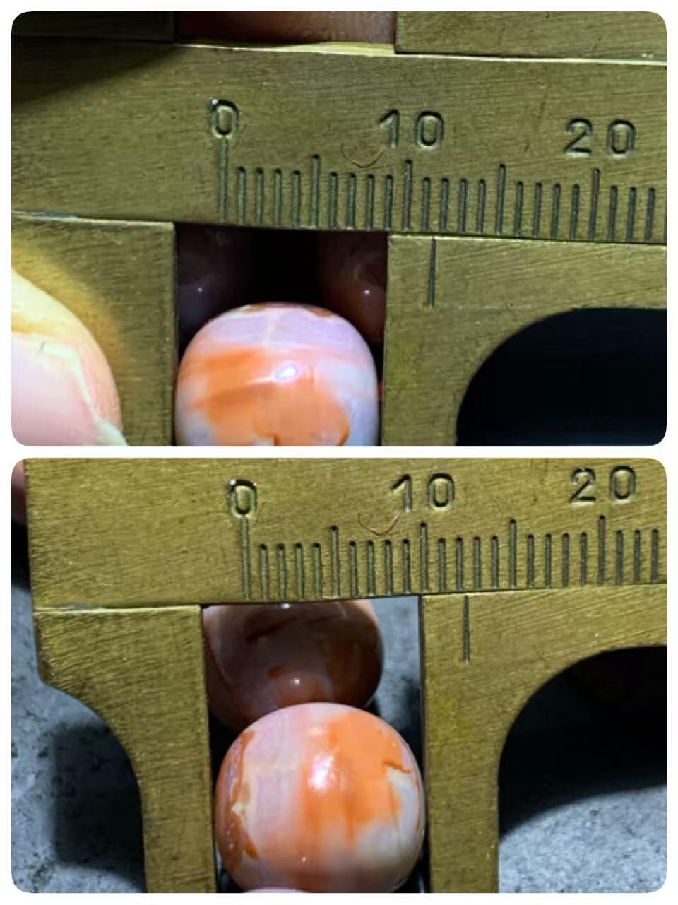 川料南红玛瑙老形桶珠手串一条，