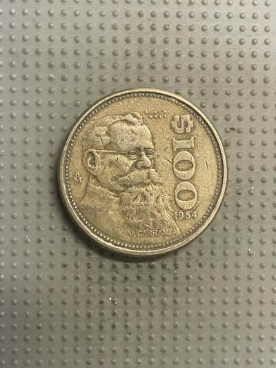 2025年第146场各国散币拍卖（总第146场） - 墨西哥1984年100比索