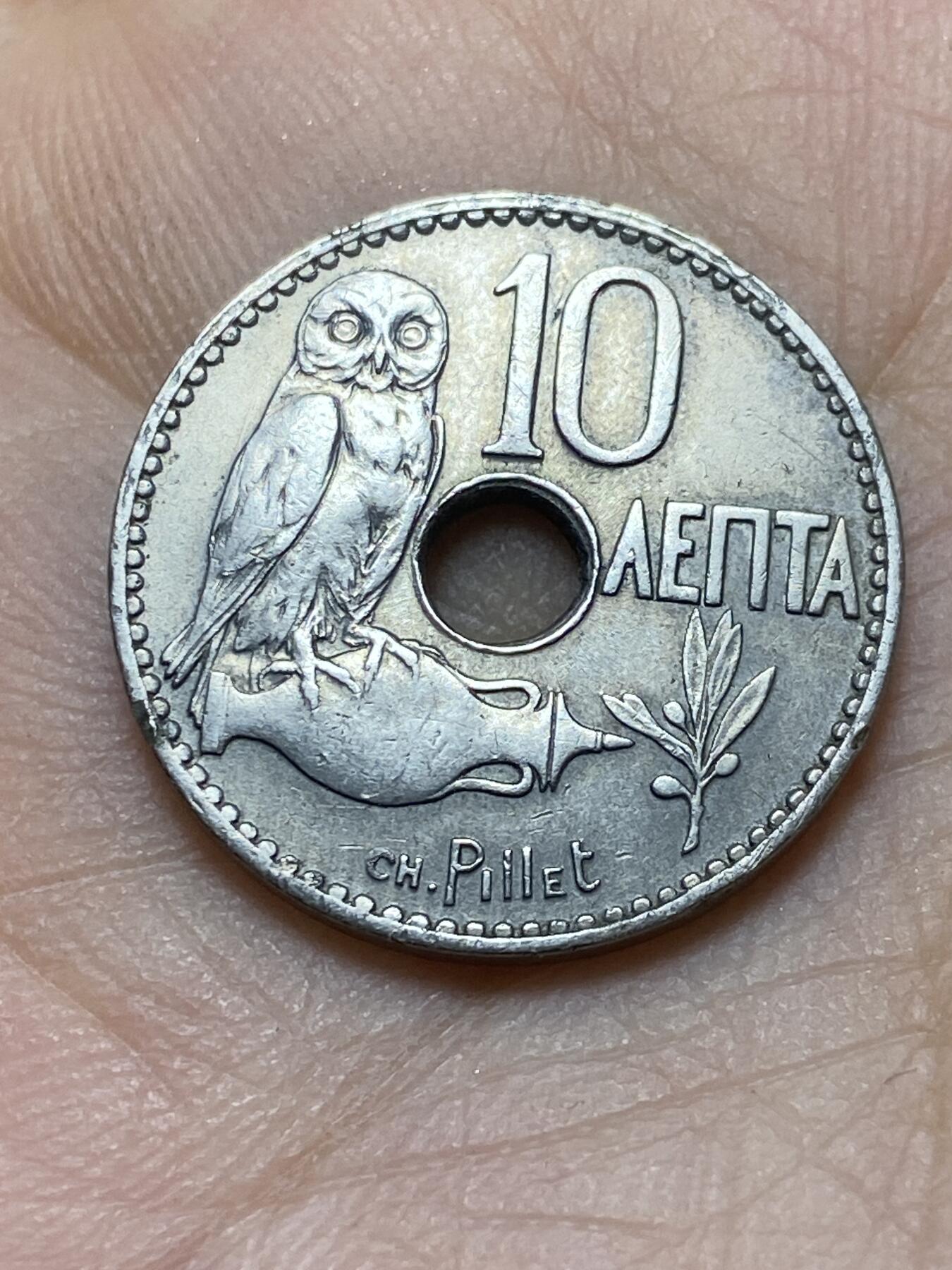 2025年第一百四十四场(总第一百七十场）品种丰富英国一线回流散币年末特拍场第一场(免佣金) 希腊🇬🇷1912单年份10雷普塔(乔治一世时期，巴黎造)